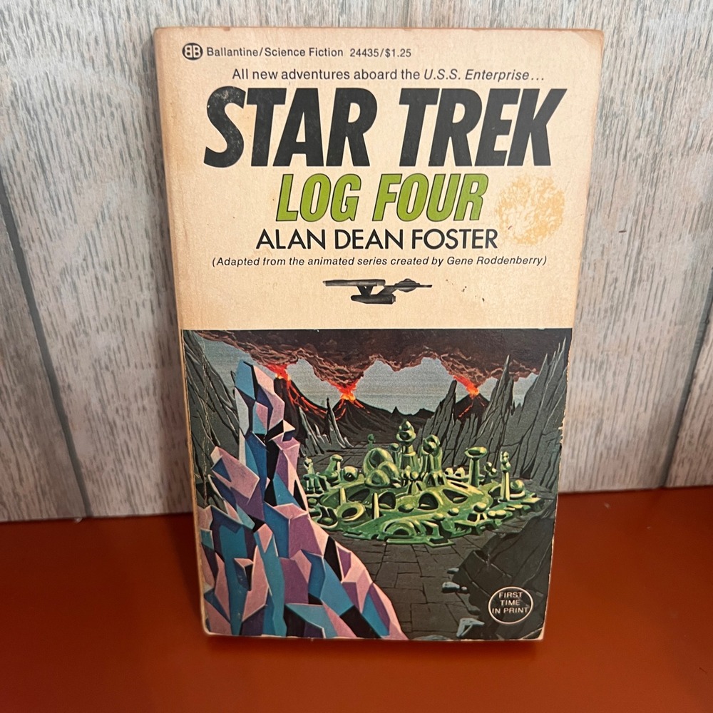 Star Trek Log Four Alan Dean Foster‎ 1st Print 1975 Ballantine Paperback Book